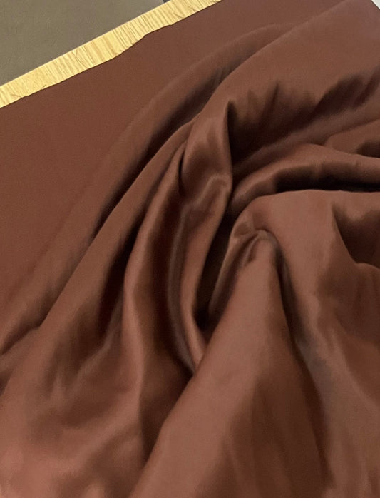 Viscose acetinada Marrom maior brilho - R$ 49,90/metro