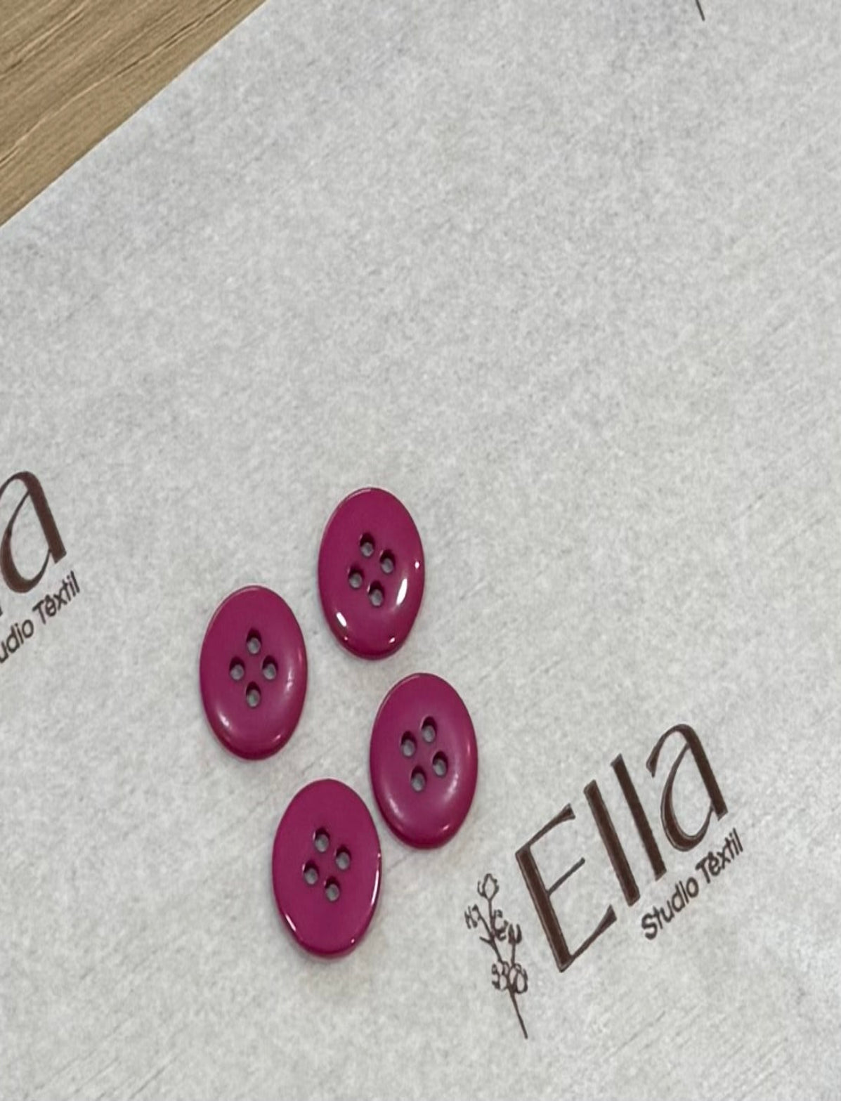 Botão 4 furos Pink tamanho 24 - R$ 0,50/unidade Pink