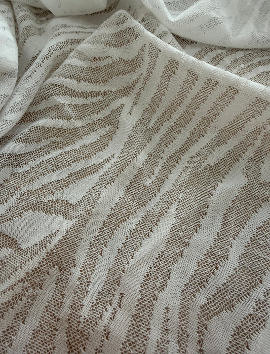 Tule Devorê branco - R$ 39,90/metro