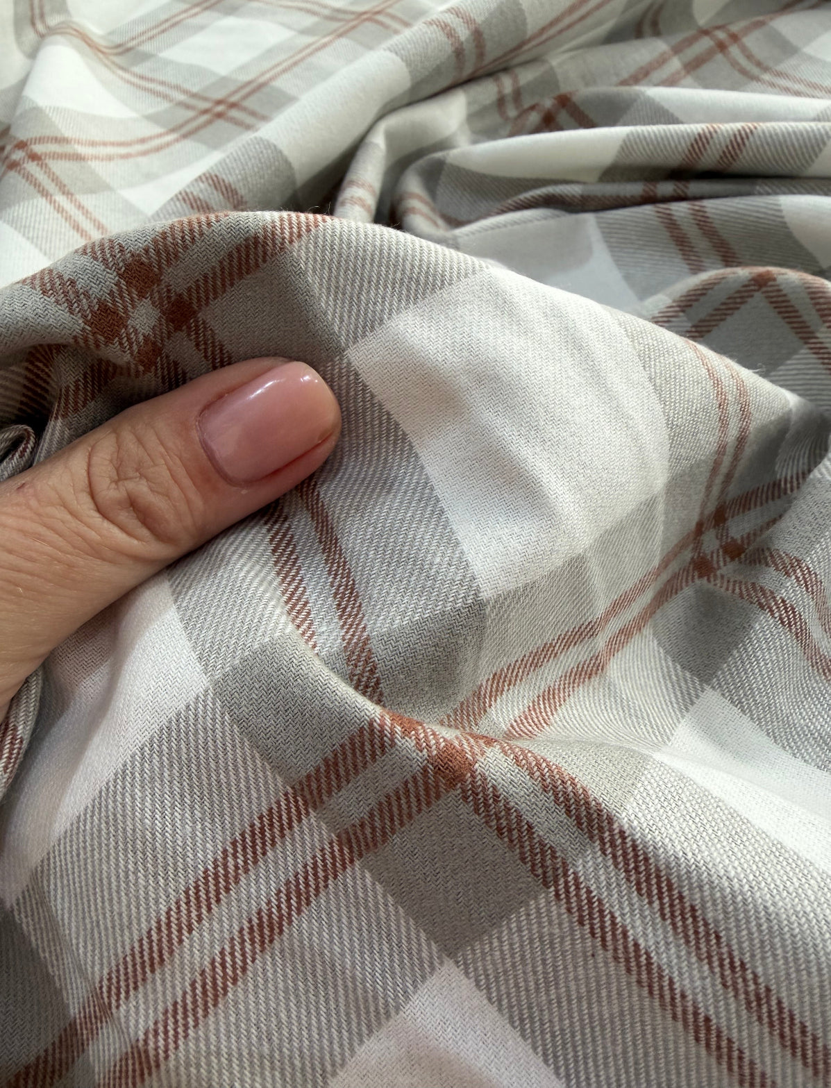 Flanela leve Xadrez - R$ 59,90/metro