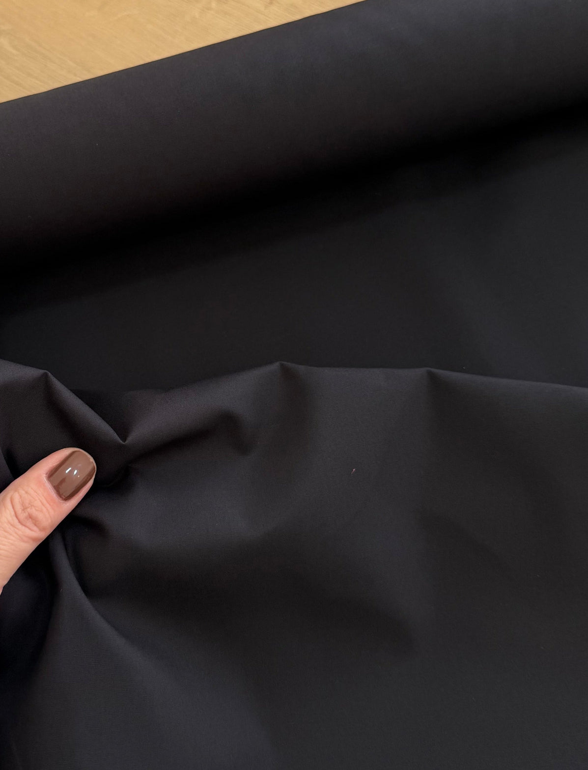 Tricoline Empapelada Preto - R$ 69,90/metro
