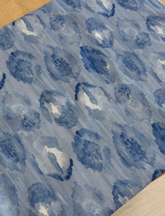 Viscolinho com algodão e Modal Azul - R$ 49,90/Metro