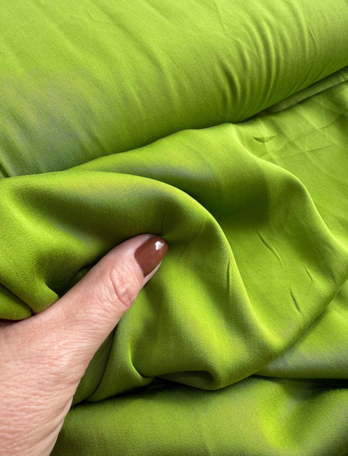 Viscose acetinada Verde Aspargo - R$ 49,90