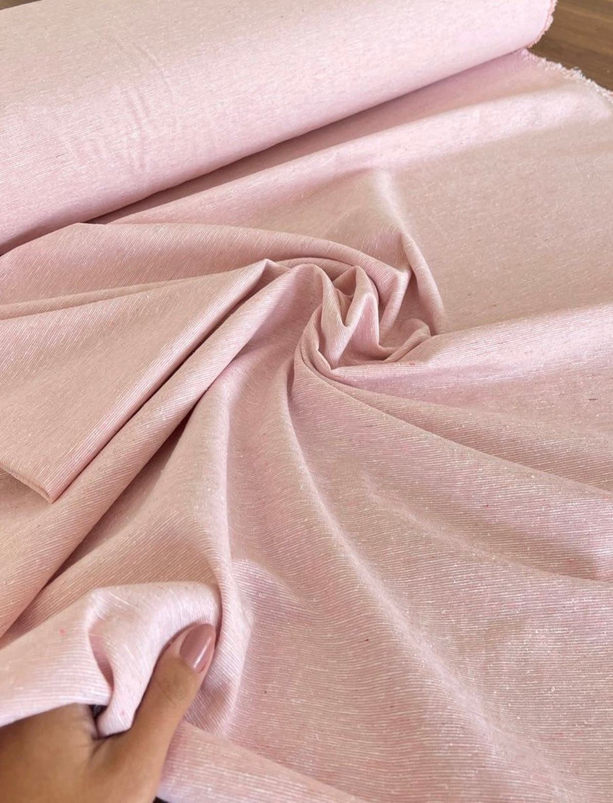 Algodão rústico Rosa- R$ 39,90/metro.