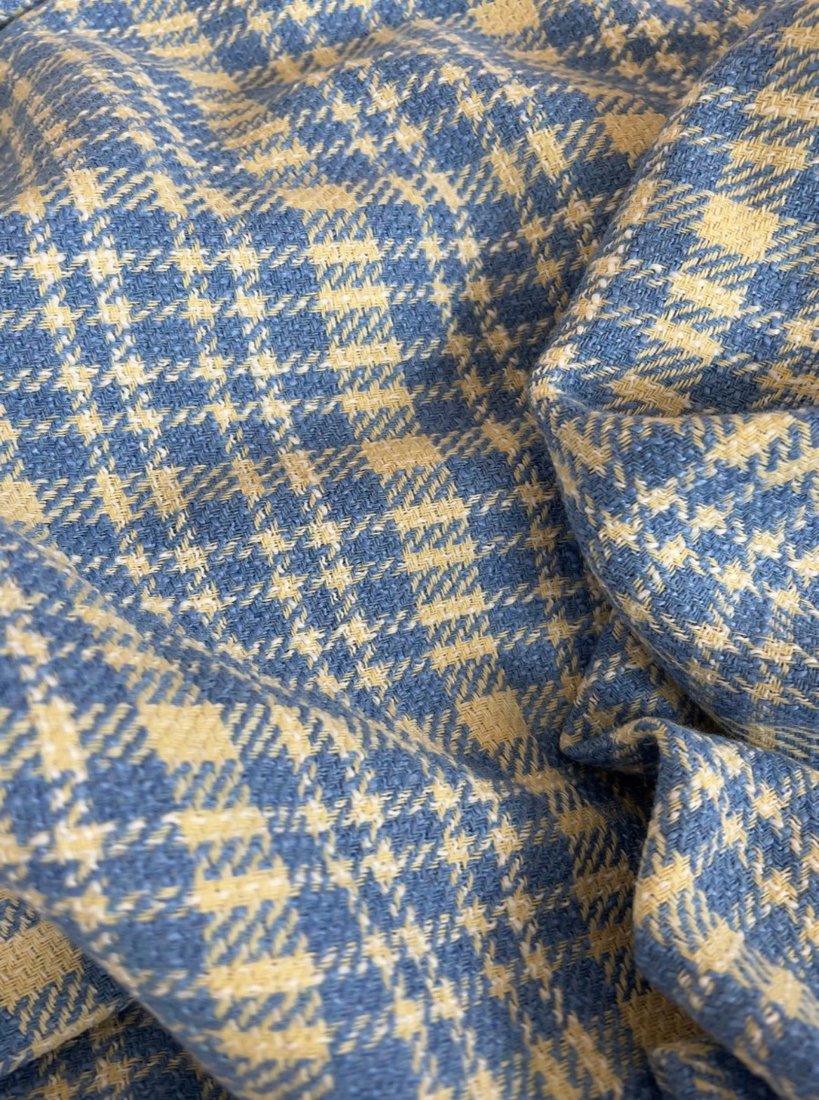 Tweed Xadrez Azul e Off - de R$ 89,90/metro por R$ 49,90/metro