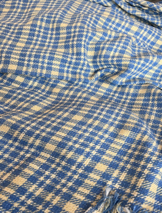 Tweed Xadrez Azul e Off - de R$ 89,90/metro por R$ 49,90/metro