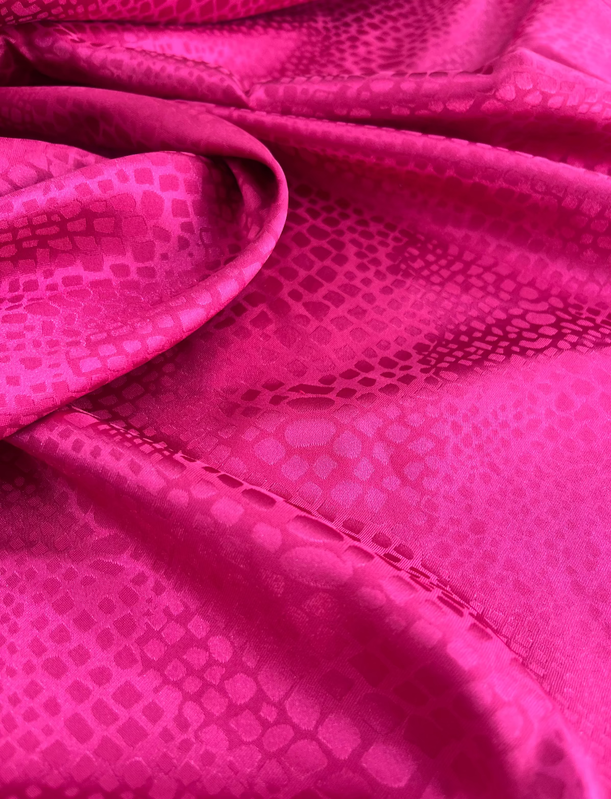 Banca 62 - Viscose pink acetinada Jacquard