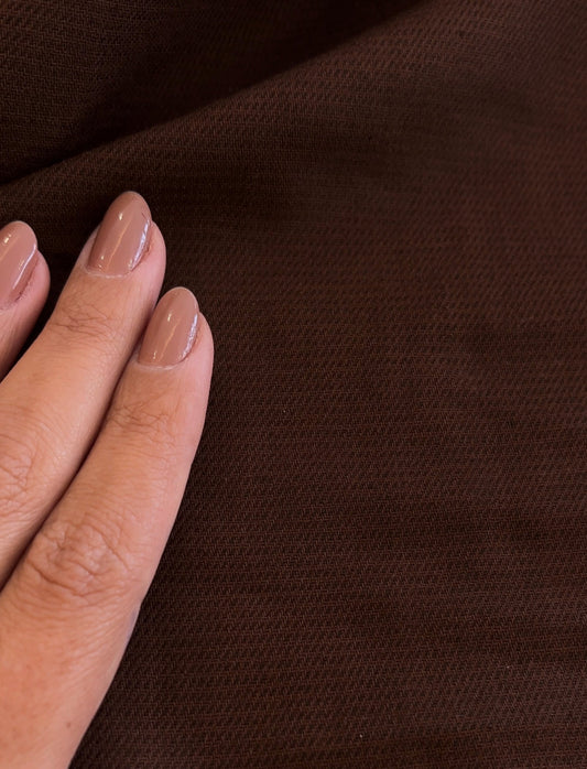 Sarja leve de Cânhamo Marrom - R$ 89,90/metro