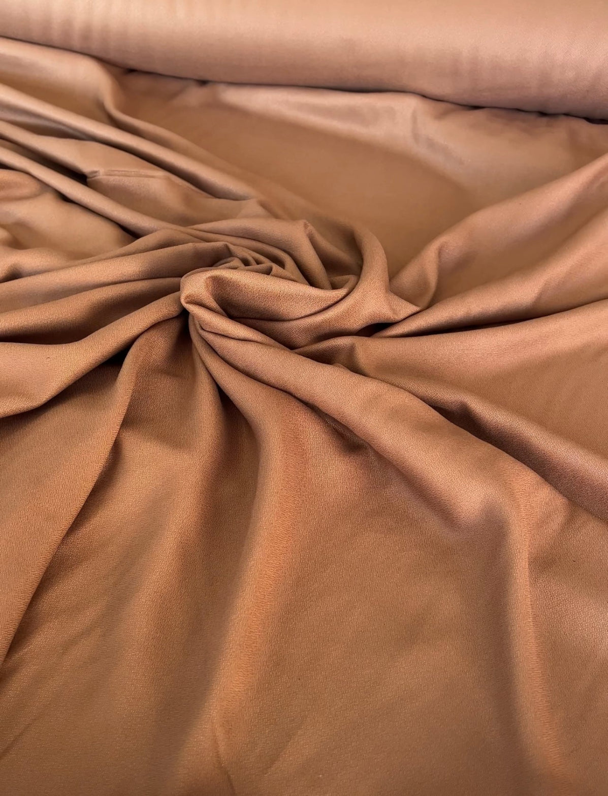 Crepe de viscose Encorpado - Marrom Havana - R$ 19,90/metro.