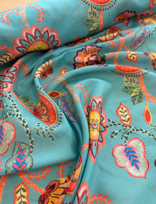 Cambraia de Algodão com Seda Estampada - R$ 79,90/metro