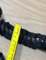 Franja Tassel Preto 4cm - R$ 25,00/metro