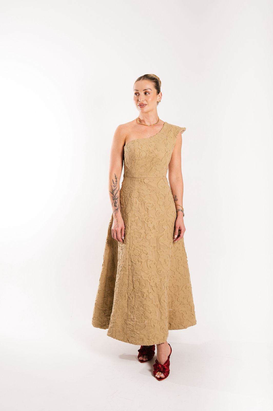 Algodão bordado Capuccino - R$ 79,90