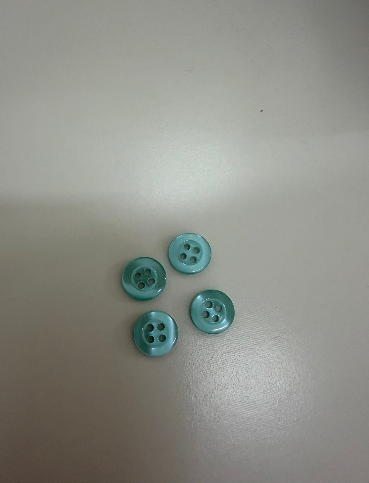 Botão 4 furos Verde - R$ 0,25 unidade