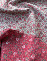 Jacquard home DECOR floral rosa