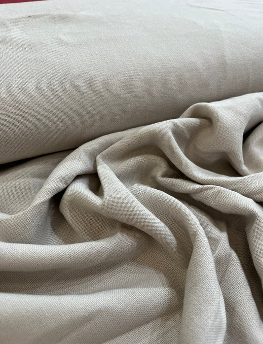 Linho com viscose encorpado Gelo Sustentável  - R$ 69,90/metro