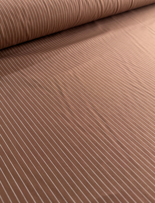 Camisaria 100% algodão Egípcio Marrom/rosa - R$ 59,90