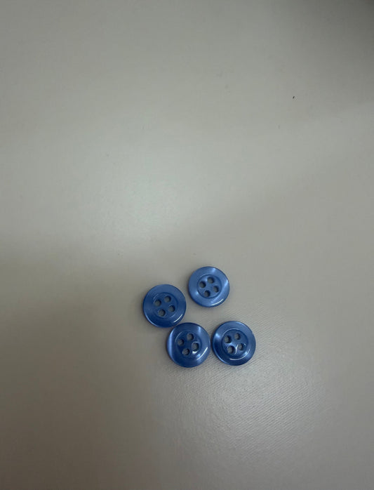 Botão 4 furos Azul escuro - R$ 0,25 unidade