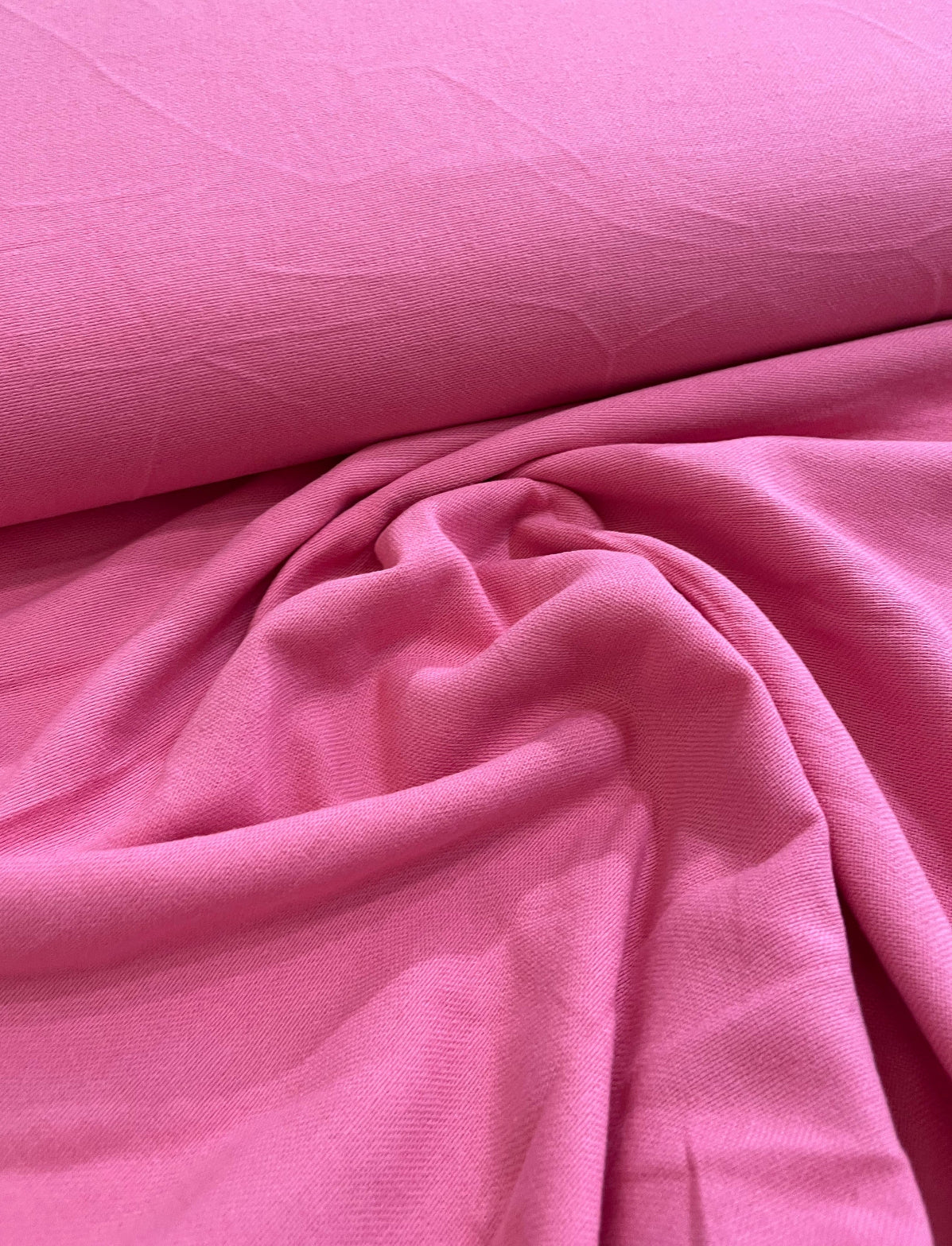 Linho com viscose encorpado Rosa Sustentável