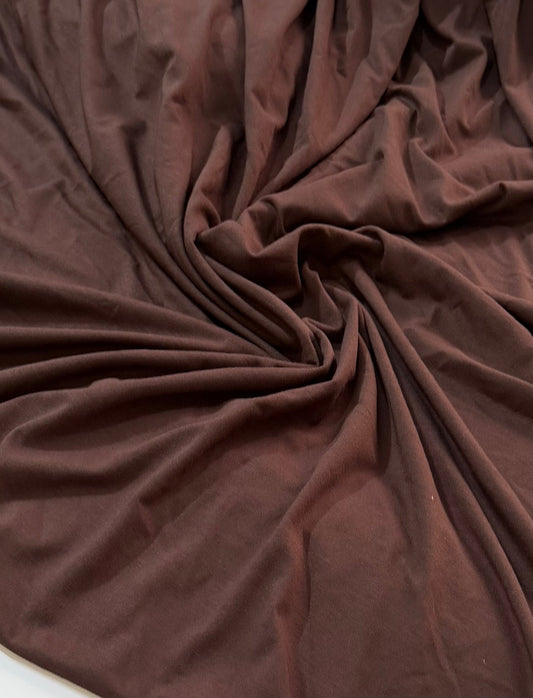 Malha de viscose Marrom Café - R$ 49,90/metro