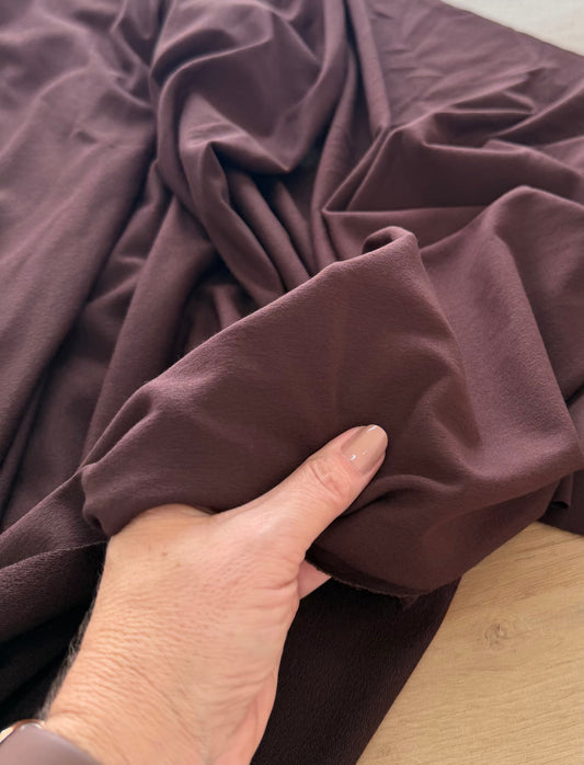Moletinho de viscose Marrom Café - R$ 59,90/metro