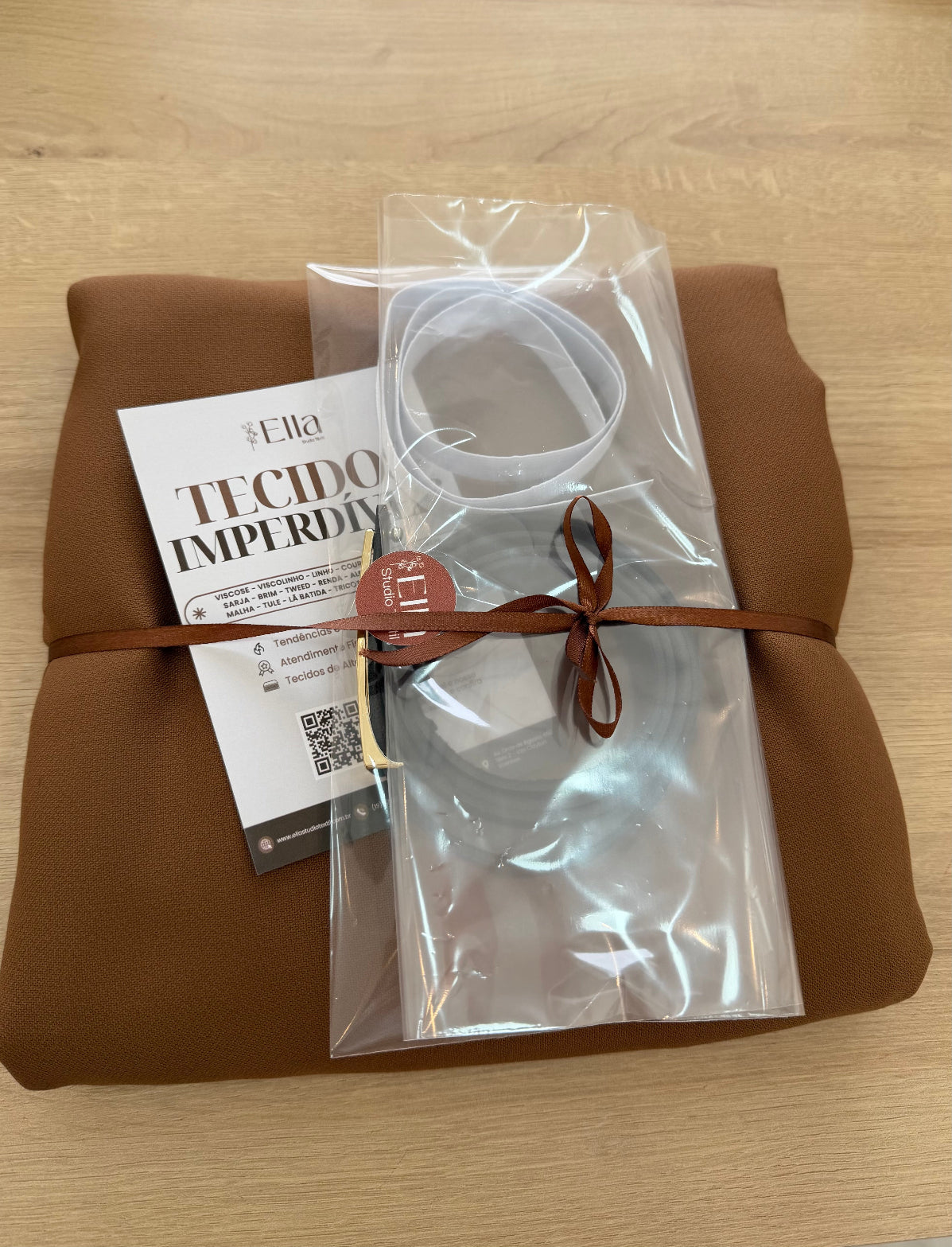 Kit Crepe encorpado Marrom- R$ 199,90