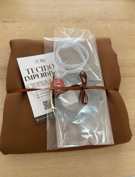 Kit Crepe encorpado Marrom- R$ 199,90