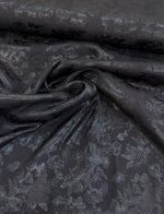 Jacquard de viscose Preto