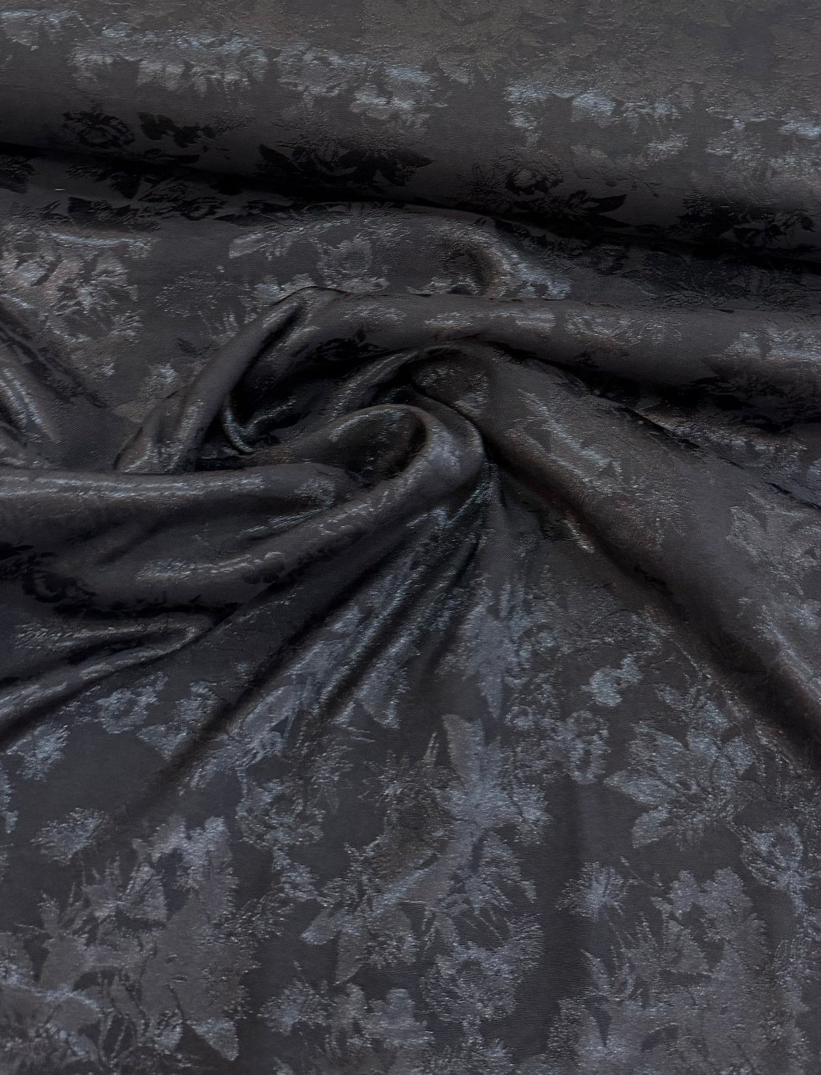 Jacquard de viscose Preto