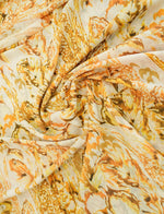 Crepe de poliéster estampado