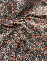Jacquard home DECOR floral laranja