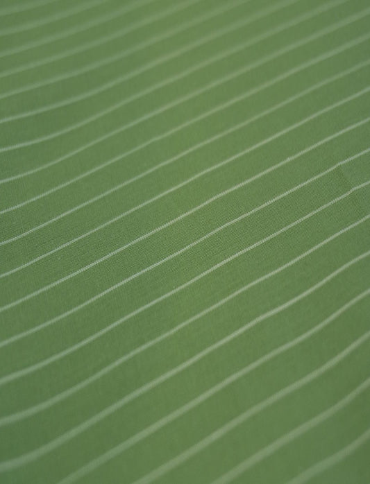 Camisaria 100% algodão Egípcio Verde/branco - R$ 59,90