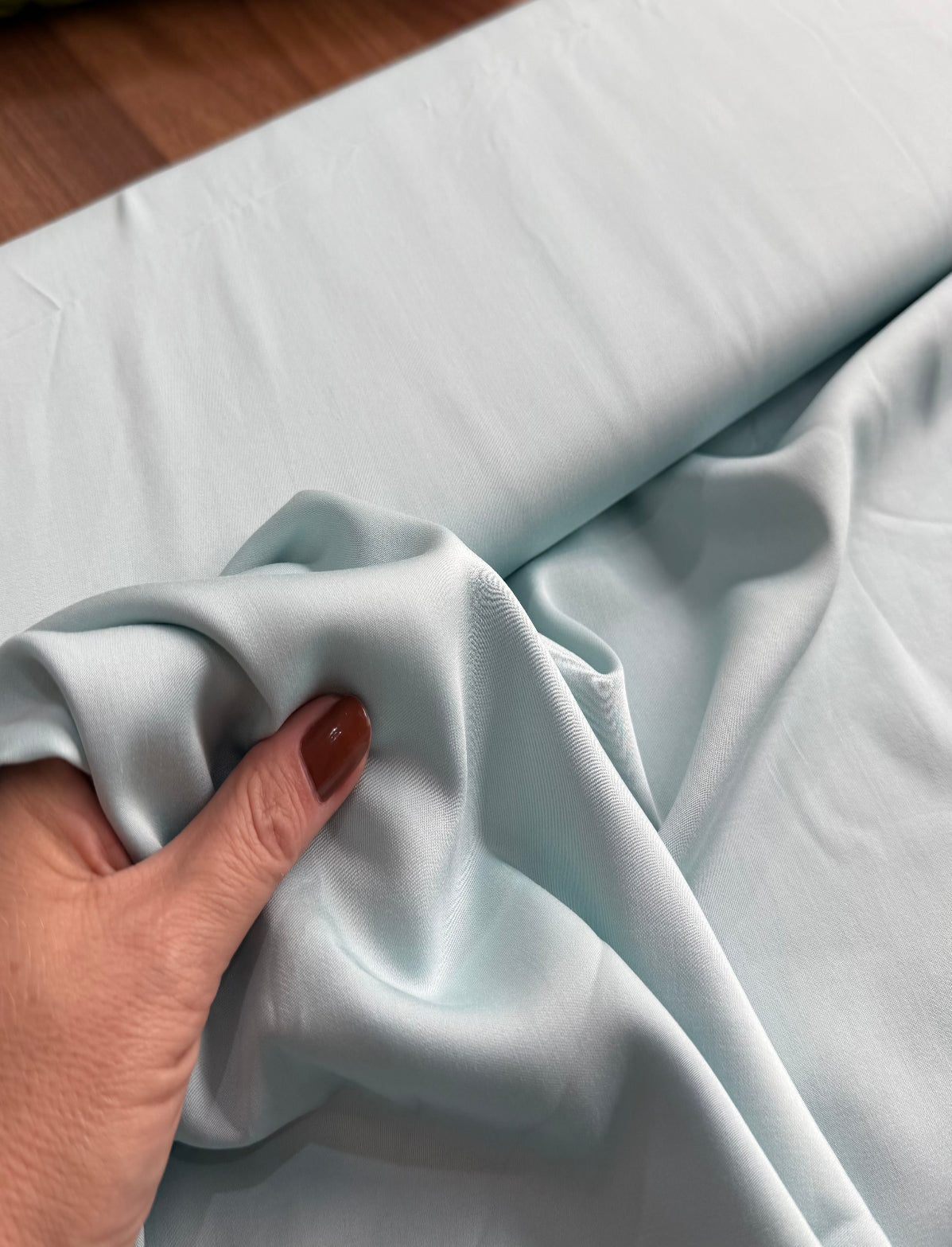 Viscose acetinada Azul  - R$ 49,90