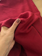 Linho com viscose maquinetado Vermelho Ferrari
