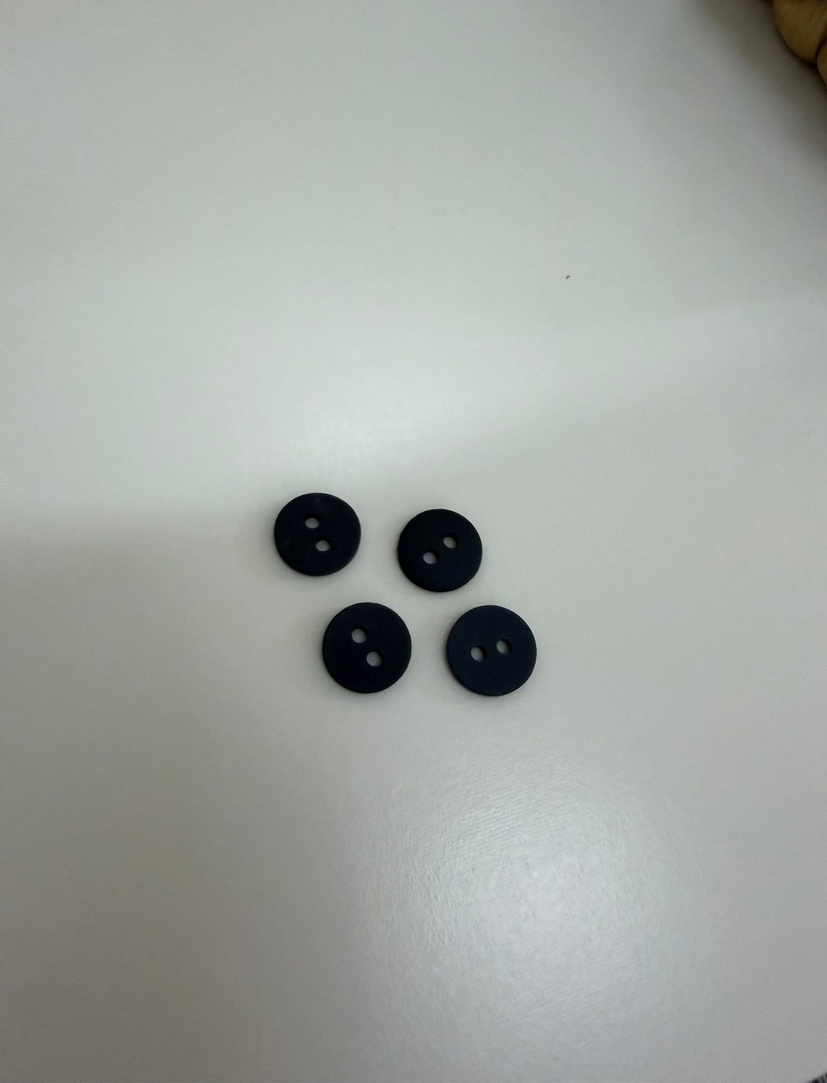Botão 2 furos Preto - R$ 0,25 unidade