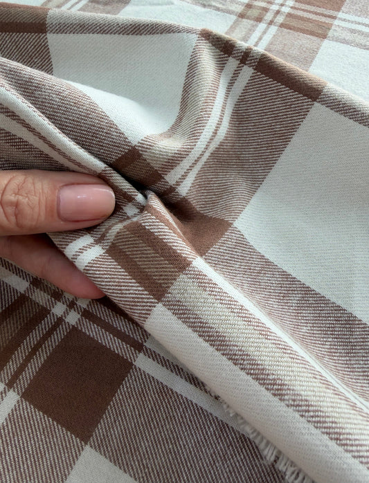 Flanela leve Xadrez - R$ 59,90/metro