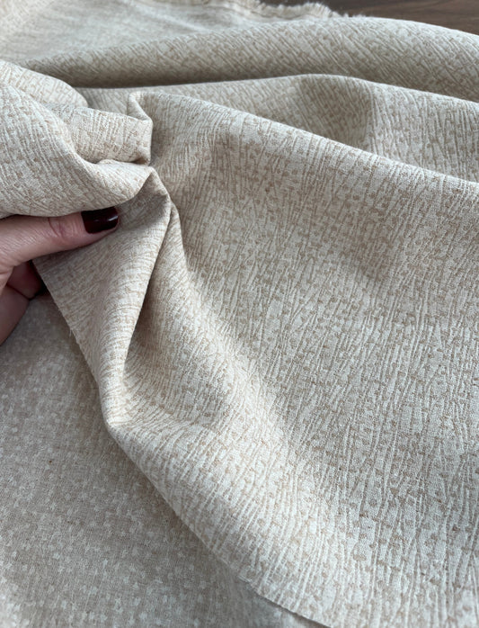 Jacquard Garoa Bege - R$ 79,90/metro