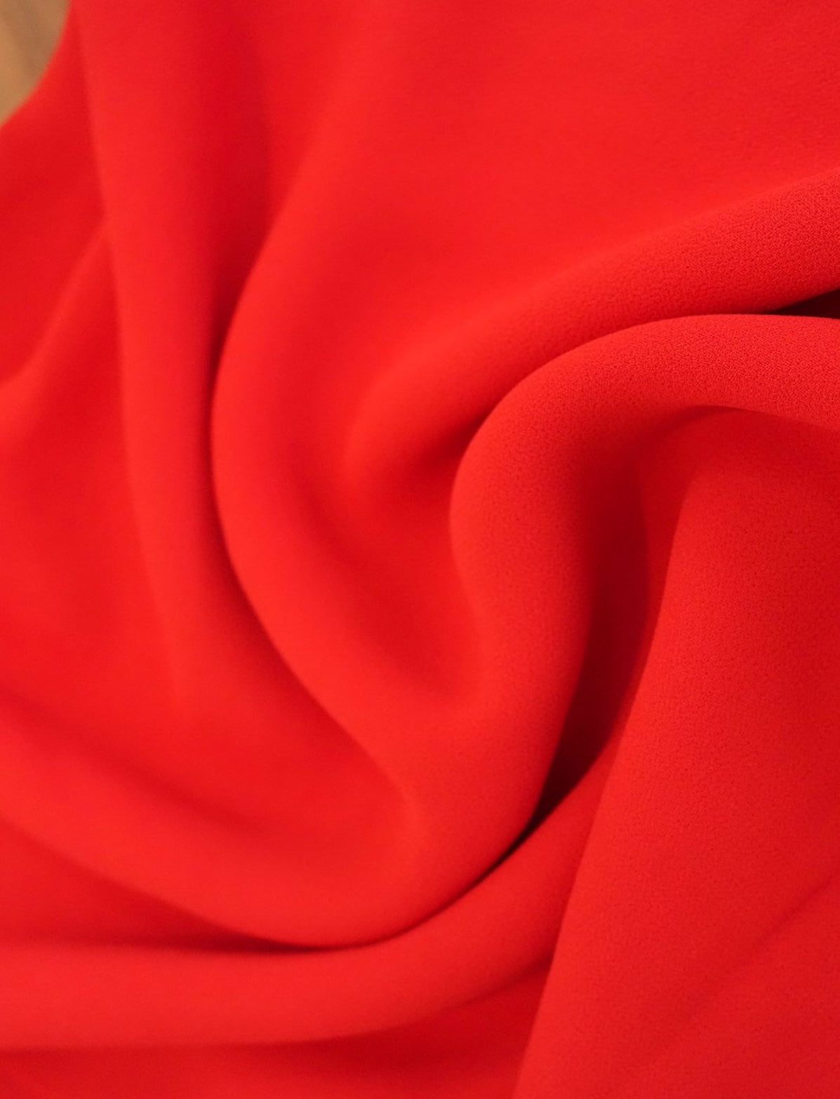 Crepe de viscose vermelho