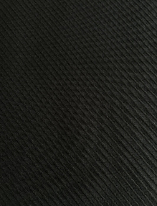 Algodão Maquinetado com efeito textura diagonal Preto - R$ 69,90/metro