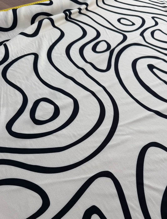 Viscose Ecovero Estampa orgânica- R$ 49,90