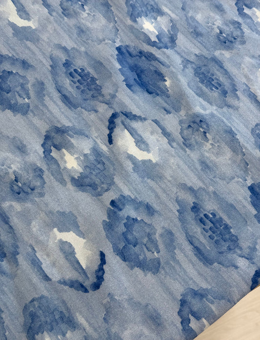 Viscolinho com algodão e Modal Azul - R$ 49,90/Metro