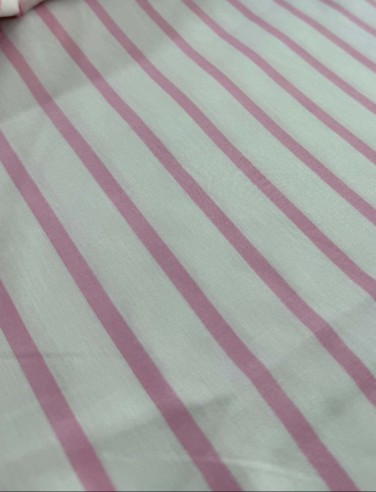 Camisaria 100% algodão Egípcio Branco/Rosa