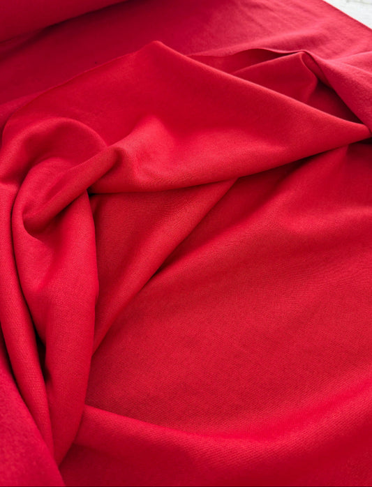 Moletom 2 cabos Flanelado Vermelho - R$ 59,90/metro