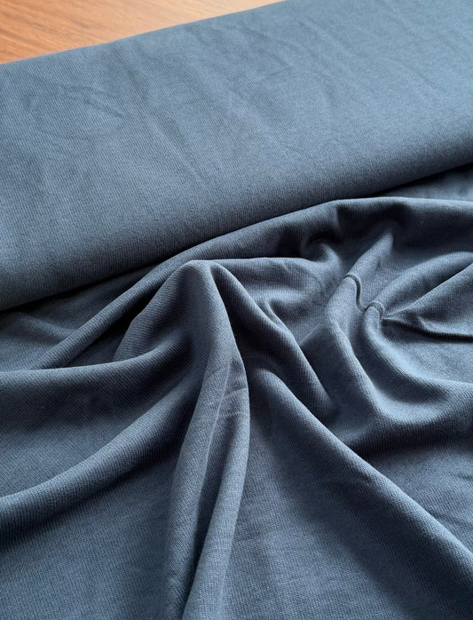Malha Tricot de algodão Azul  - R$ 49,90/metro