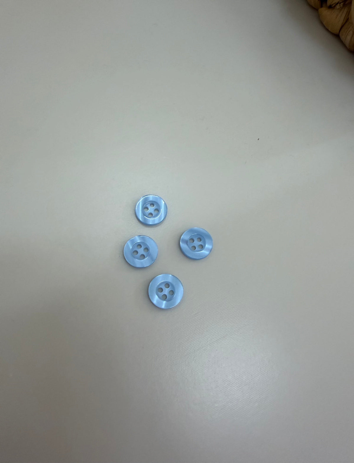 Botão 4 furos Azul  - R$ 0,25 unidade