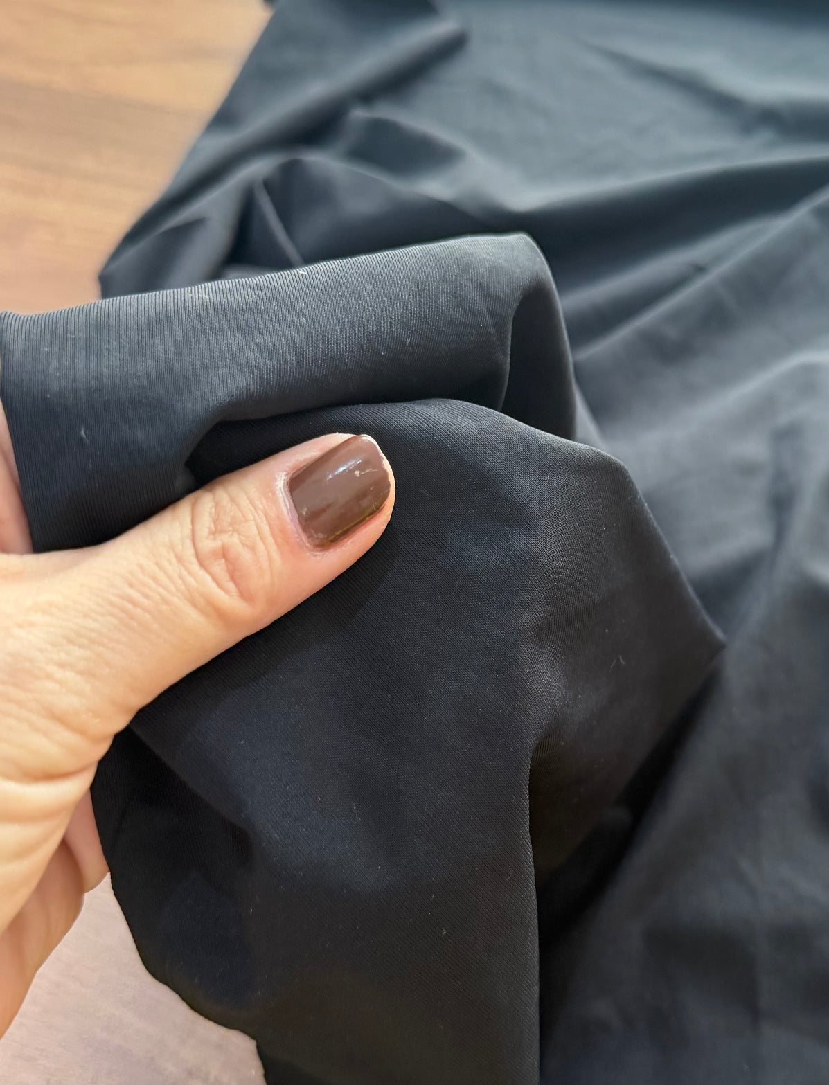 Malha de poliamida Regata Preto - R$ 34,90/metro