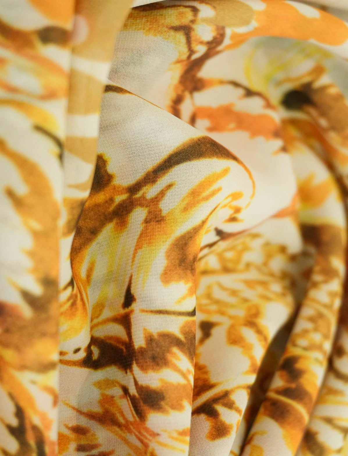 Crepe de poliéster estampado