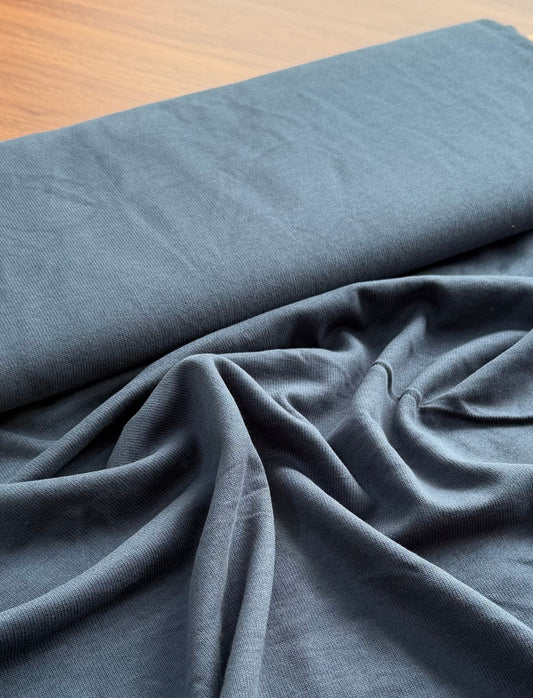 Malha Tricot de algodão Azul  - R$ 49,90/metro