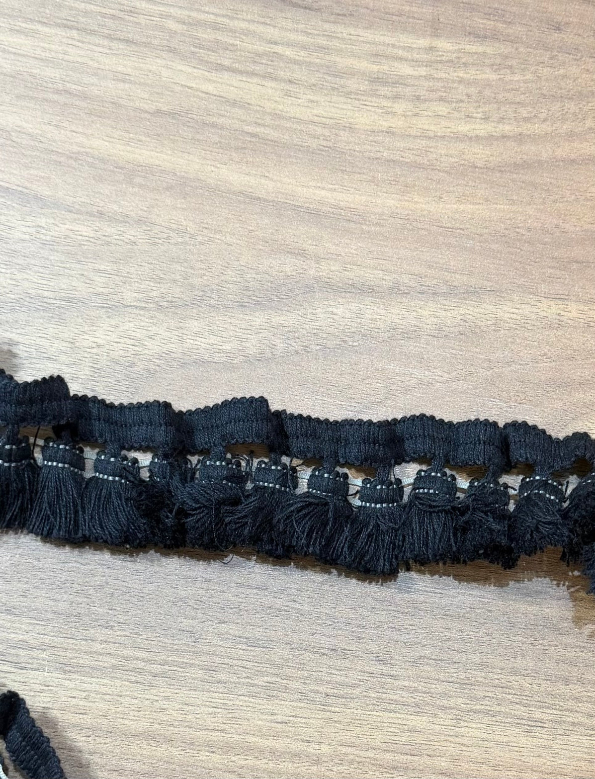 Franja Tassel Preto 4cm - R$ 25,00/metro
