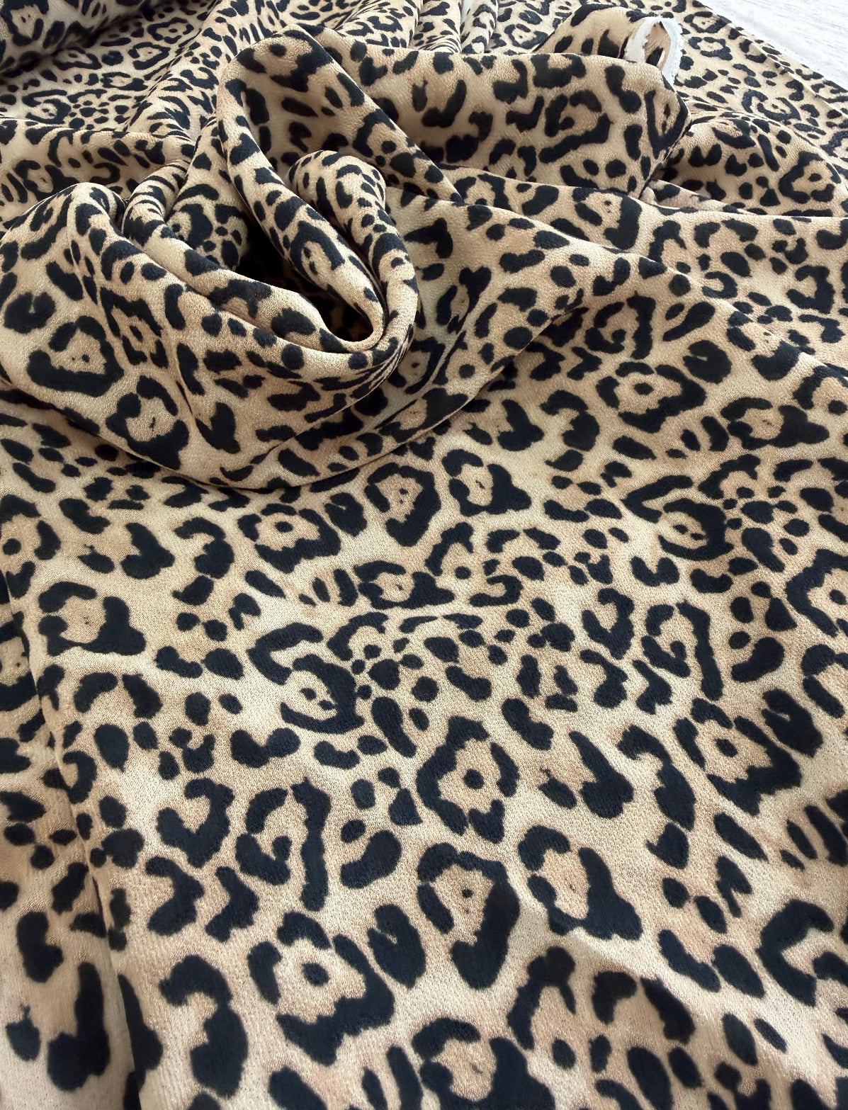 Crepe de viscose Estampado animal print claro