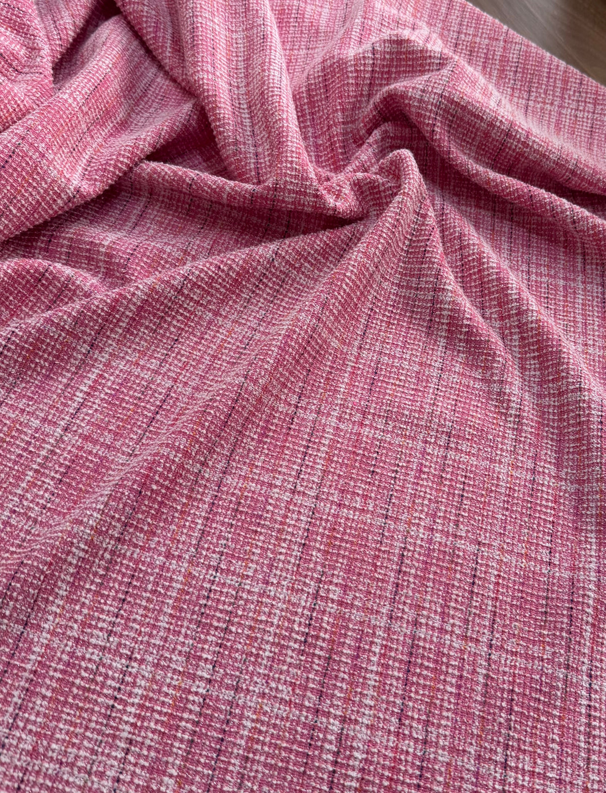 Tweed de Malha Entretelado